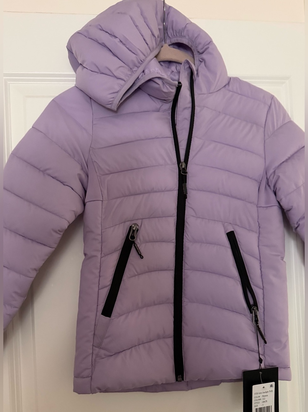 Boulder Gear Girl's Starlight Puffer Jacket Size XS (5-6) NEW Wisteria Purple